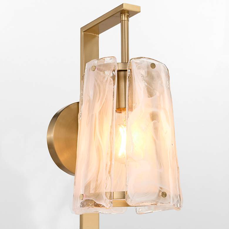 Image 3 Quorum International Prestige 1LT Aged Brass Wall Mount more views