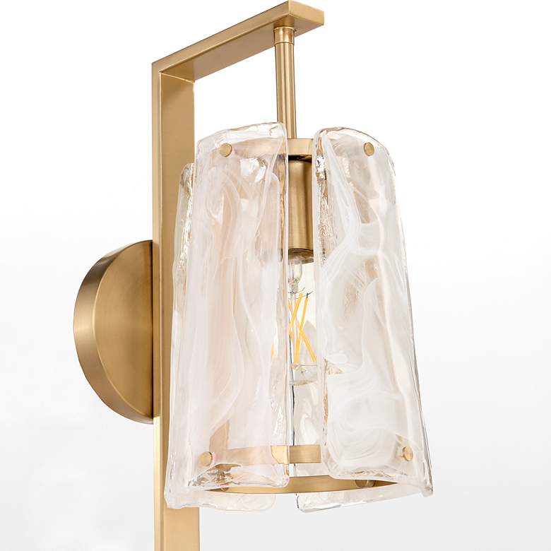 Image 4 Quorum International Prestige 1LT Aged Brass Wall Mount more views