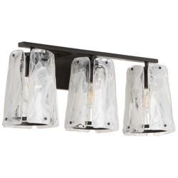 Quorum International Prestige 3LT Matte Black Vanity Light