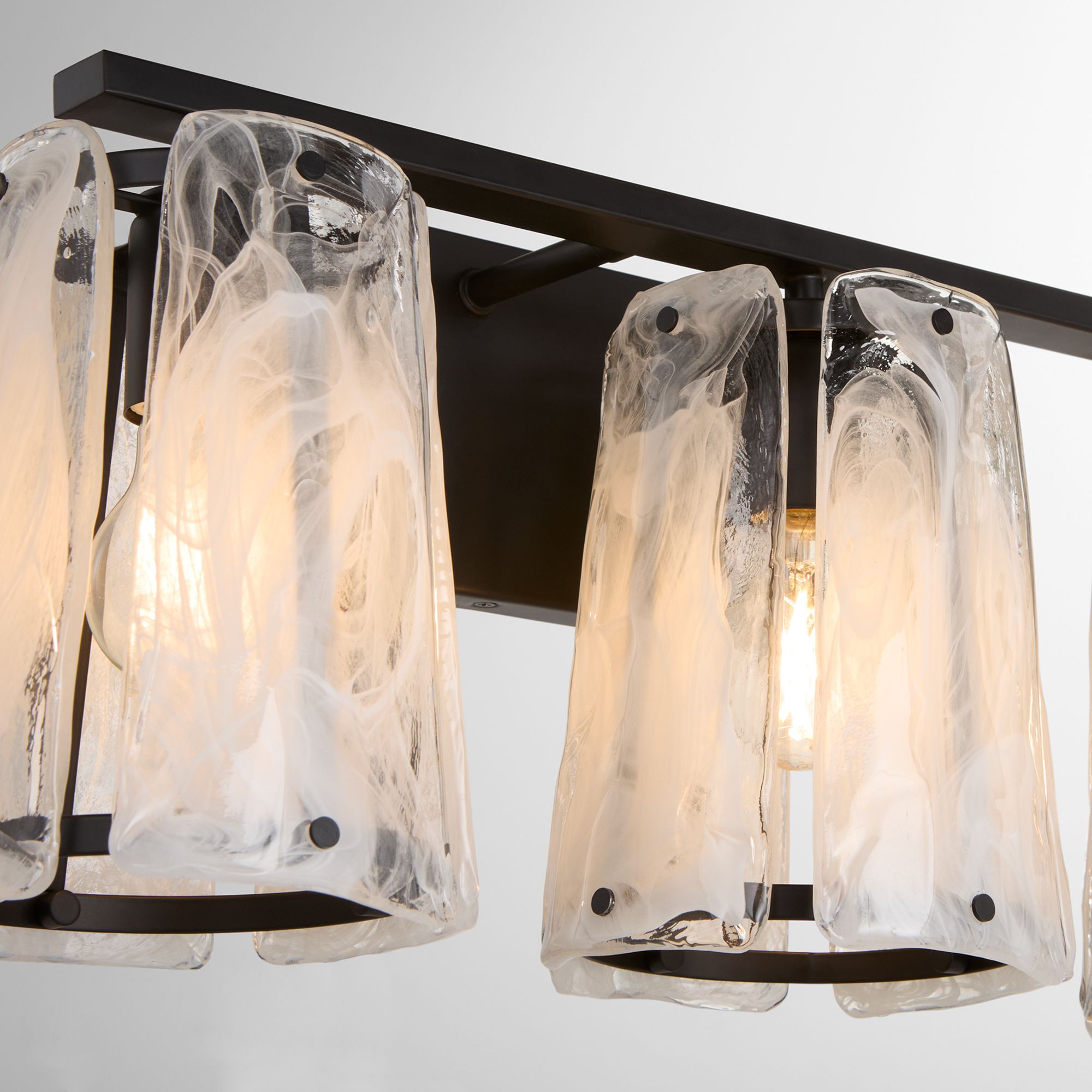 Image 4 Quorum International Prestige 3LT Matte Black Vanity Light more views