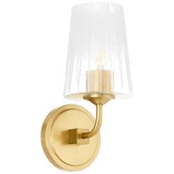 Quorum International Providence 1LT Aged Brass Wall Mount