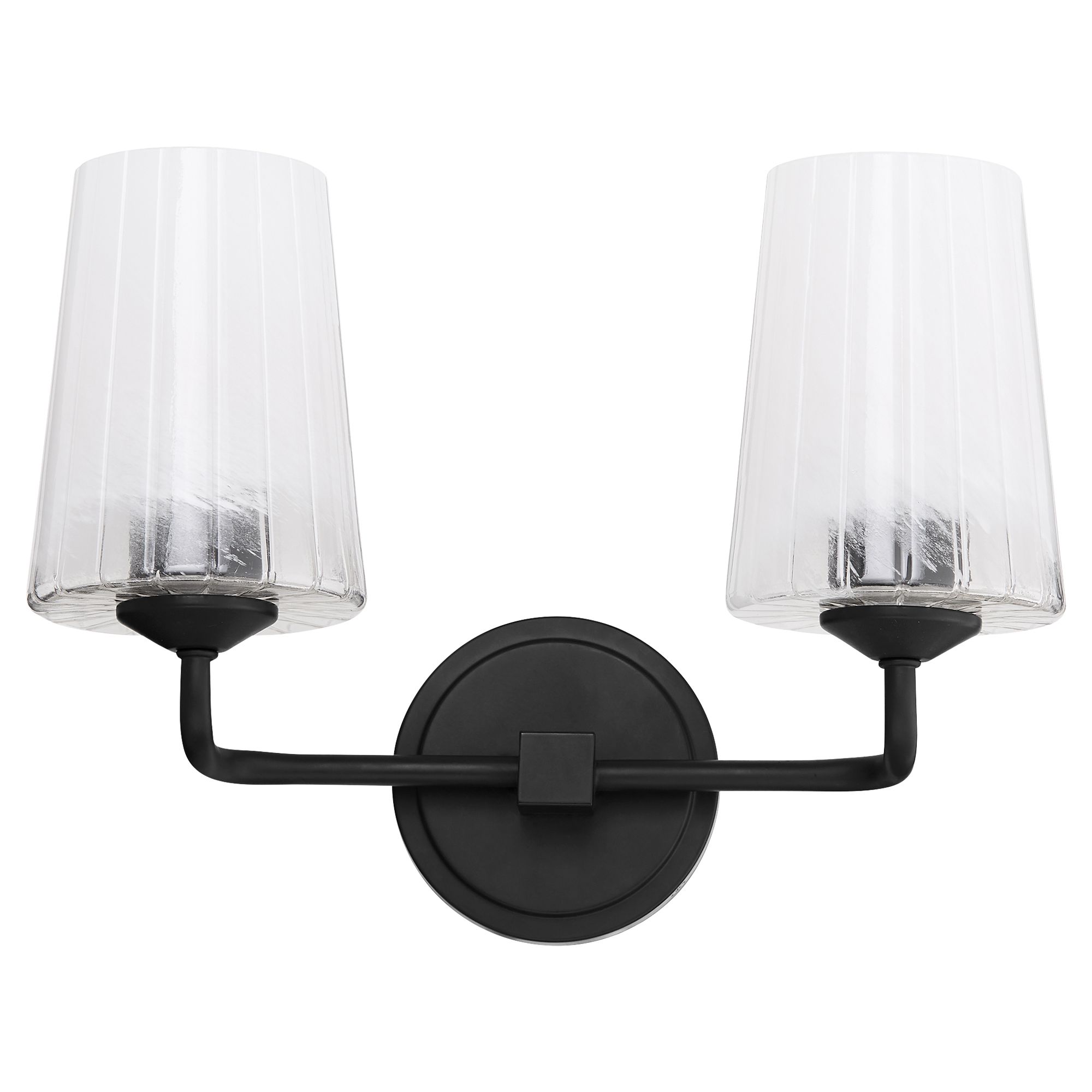 Image 4 Quorum International Providence 2LT Matte Black Vanity Light more views