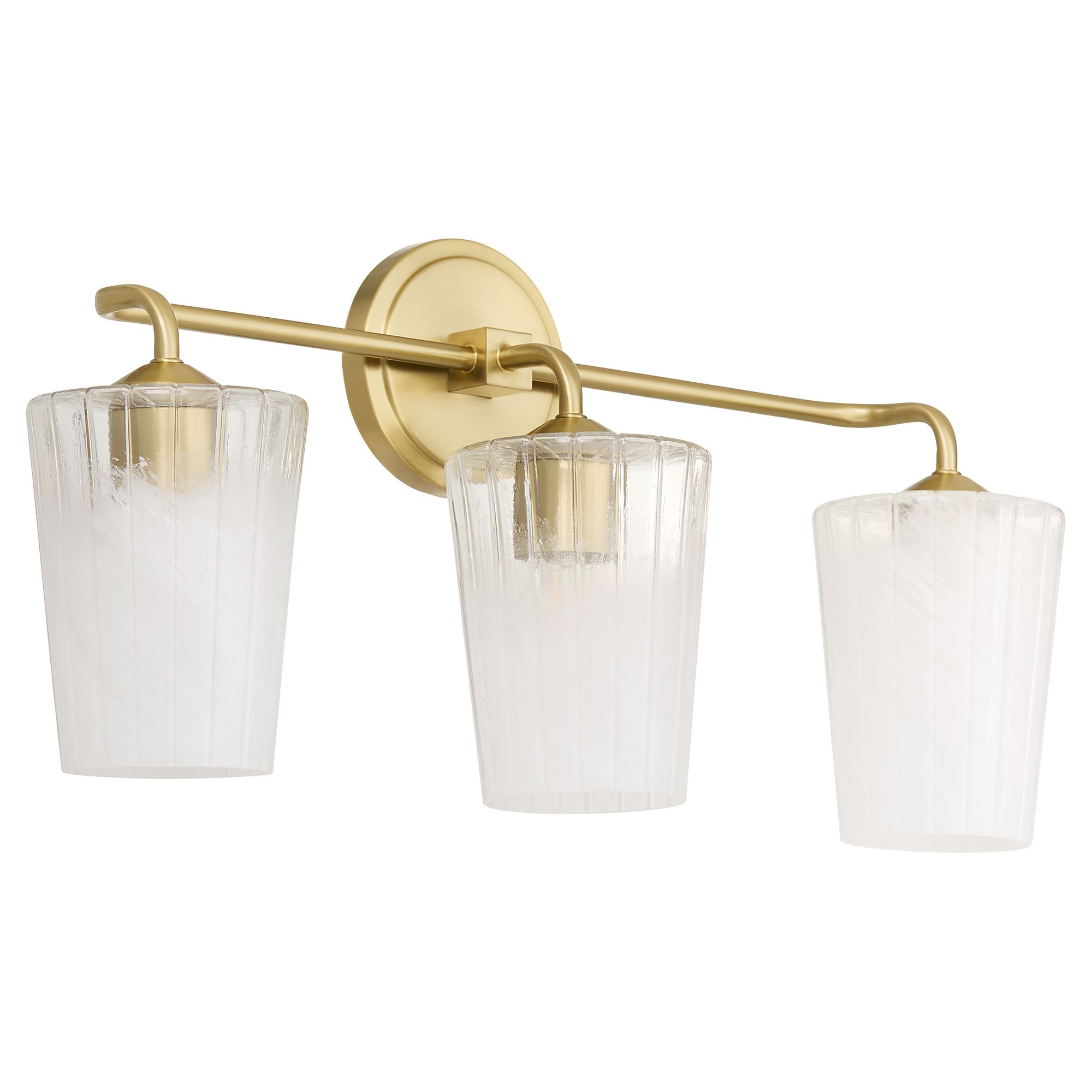 Image 2 Quorum International Providence 3LT Aged Brass Vanity Light more views