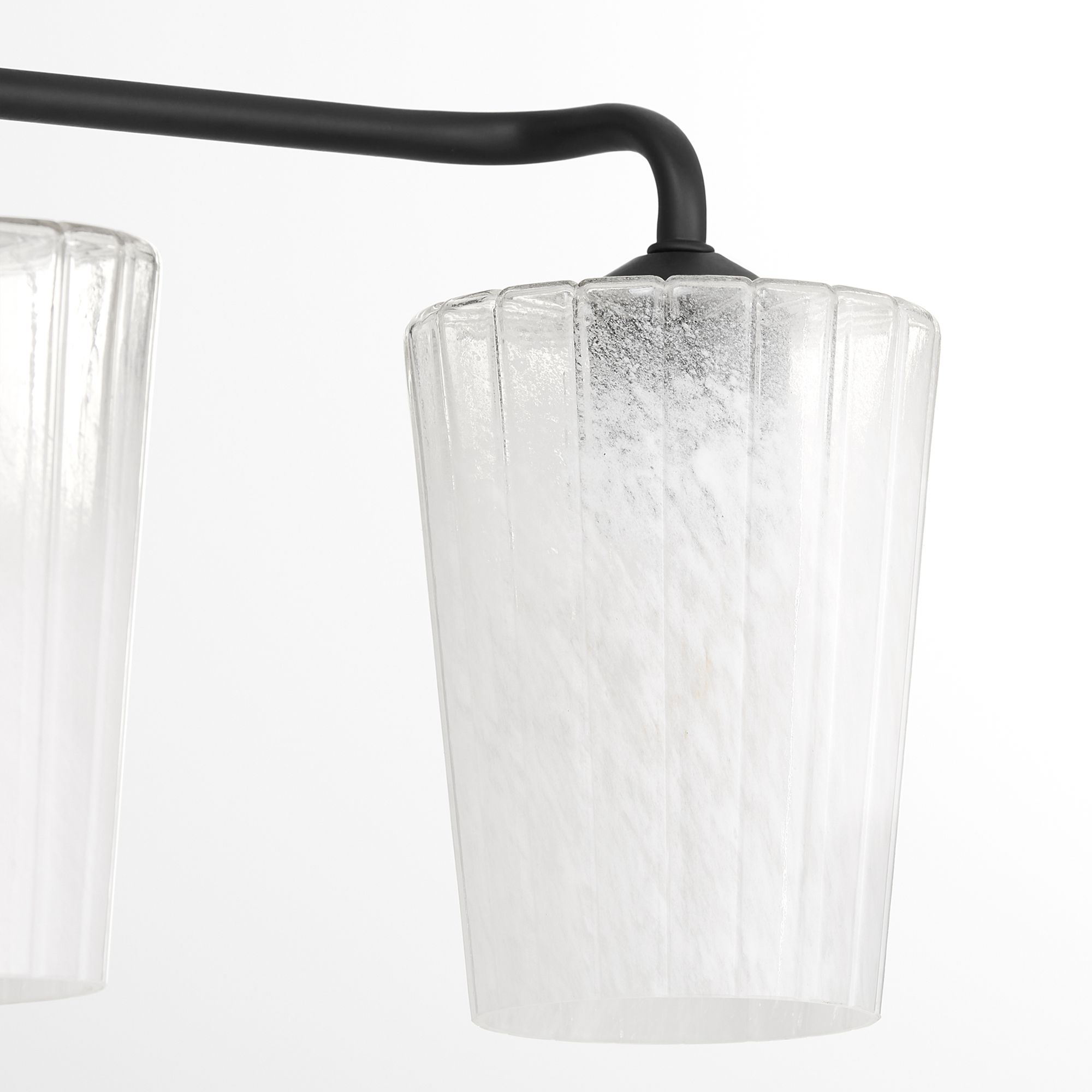 Image 3 Quorum International Providence 3LT Matte Black Vanity Light more views