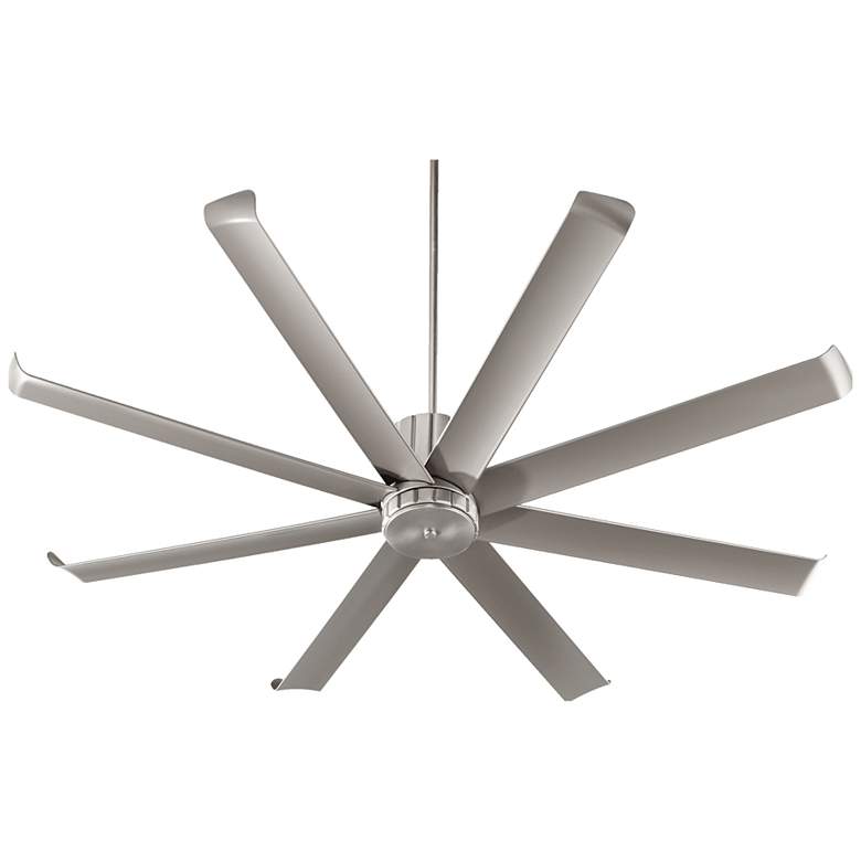 Image 1 Quorum International Proxima Patio 72" Satin Nickel Fan