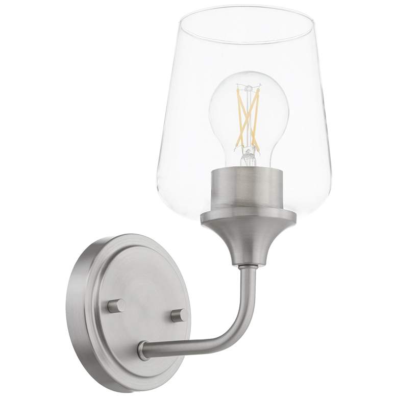 Image 1 Quorum International Raymond 1LT Satin Nickel Wall Mount