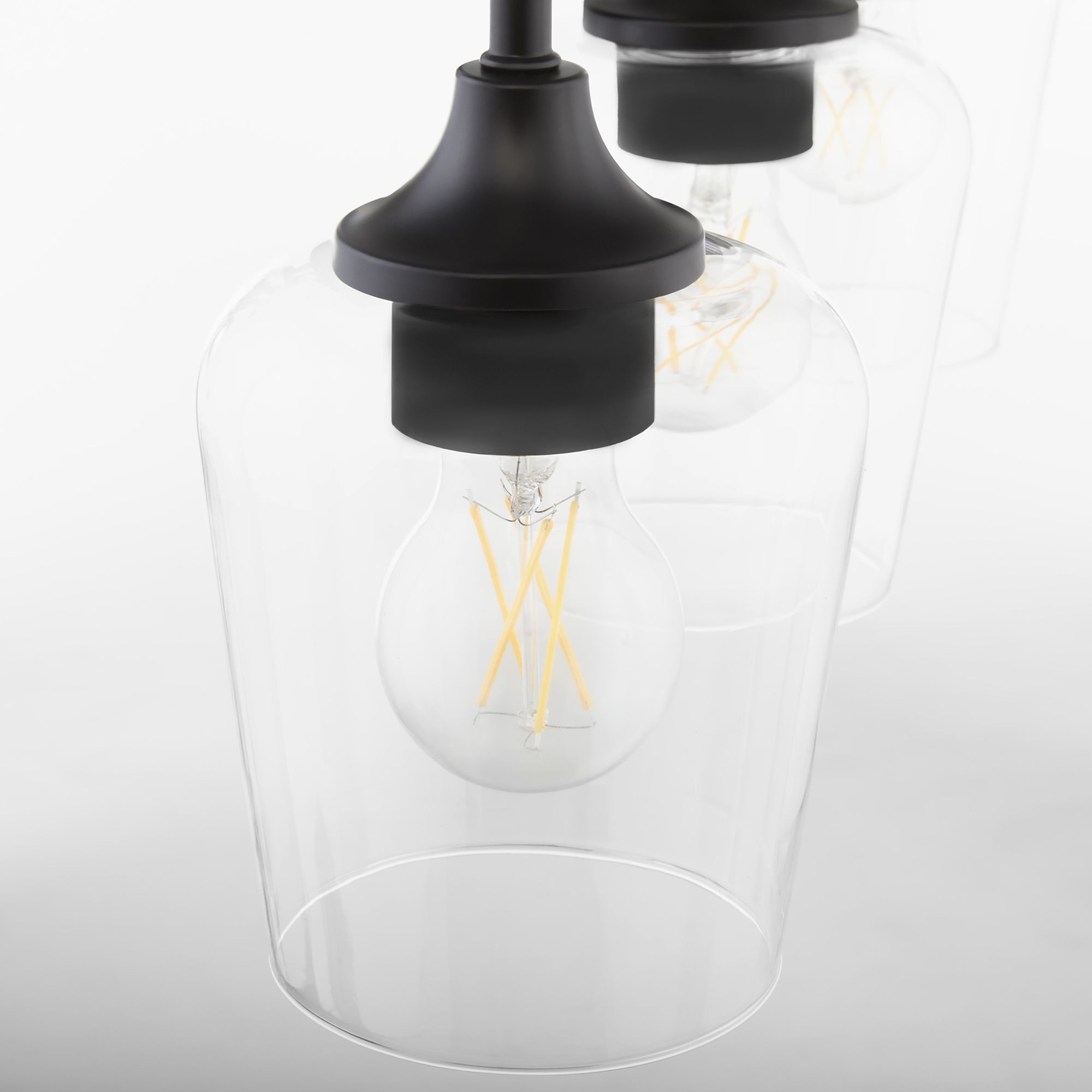 Image 4 Quorum International Raymond 3LT Matte Black Vanity Light more views