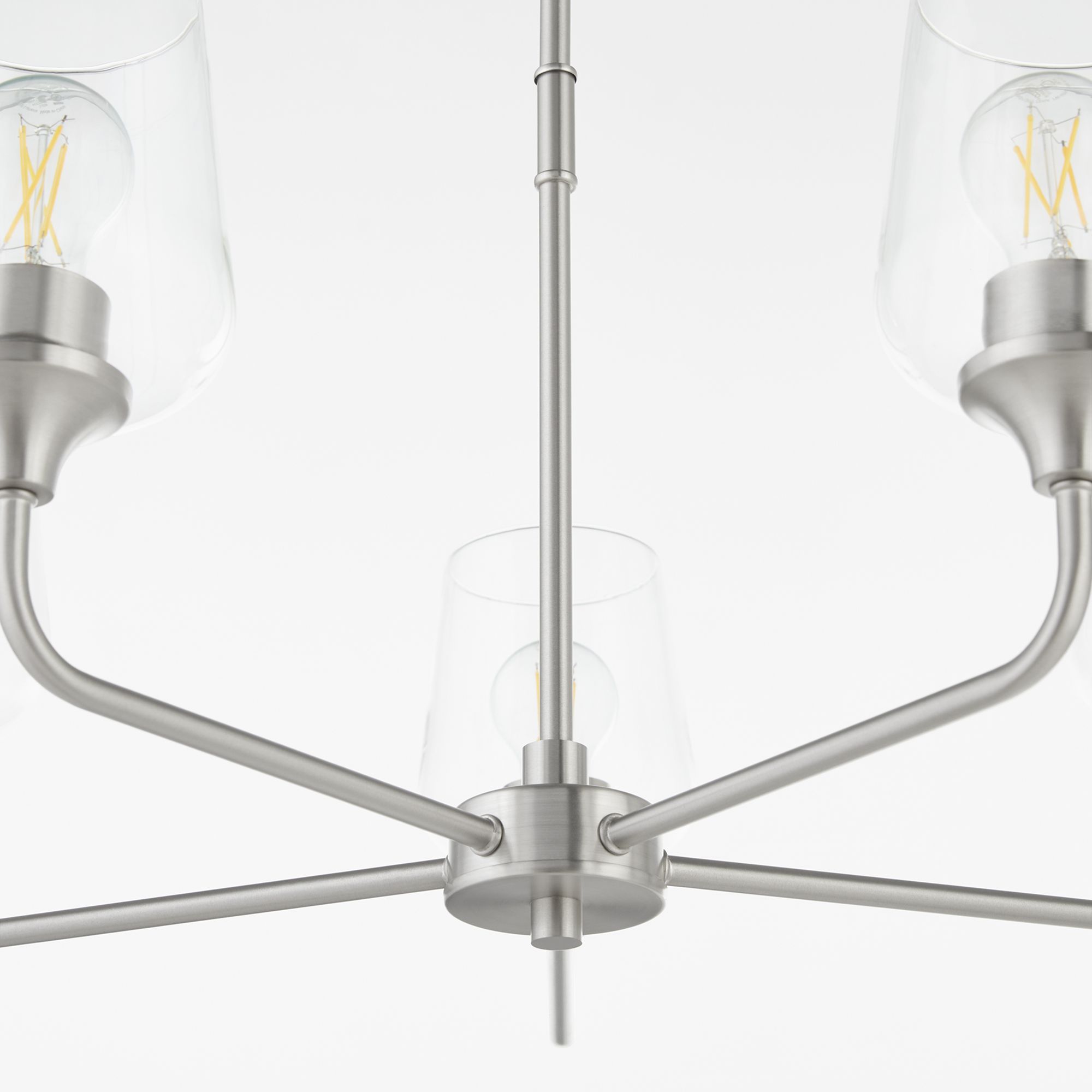 Image 3 Quorum International Raymond 5LT Satin Nickel Chandelier more views