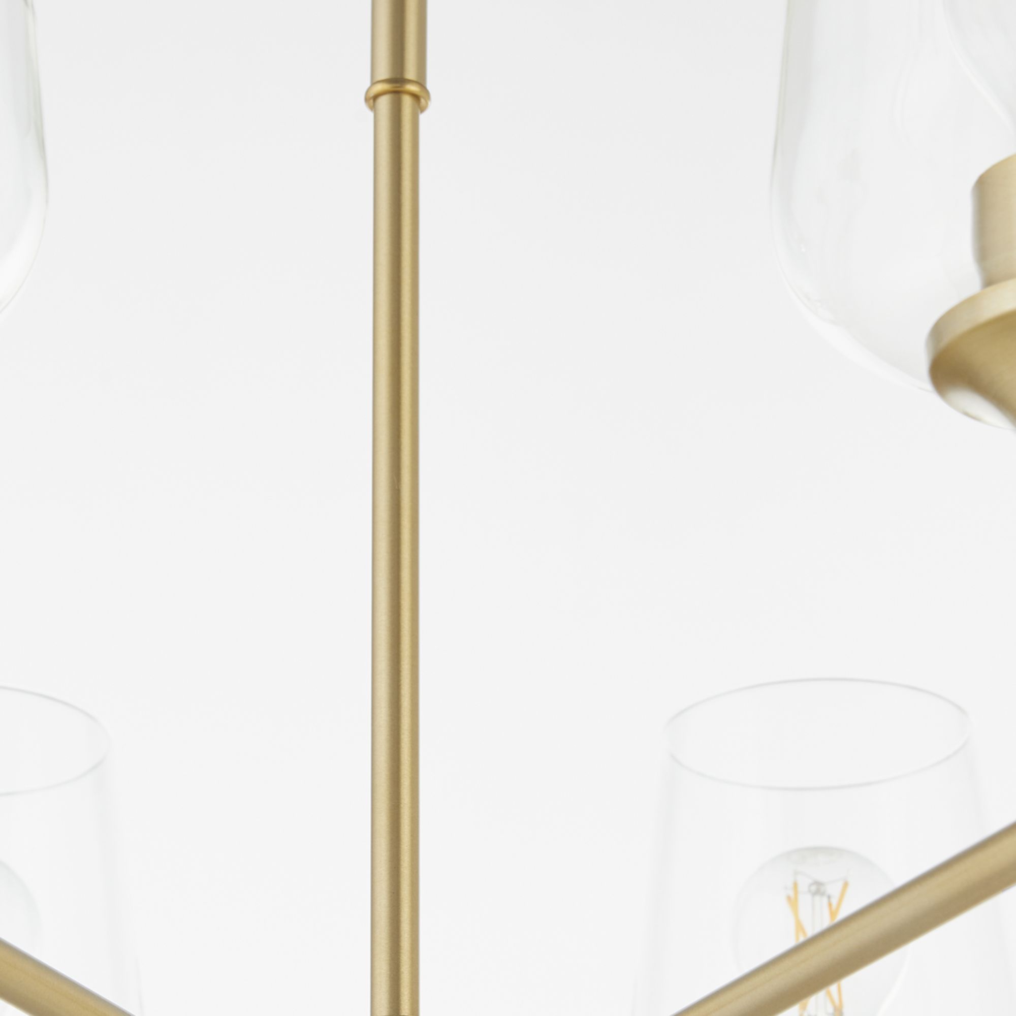 Image 4 Quorum International Raymond 8LT Aged Brass Chandelier more views