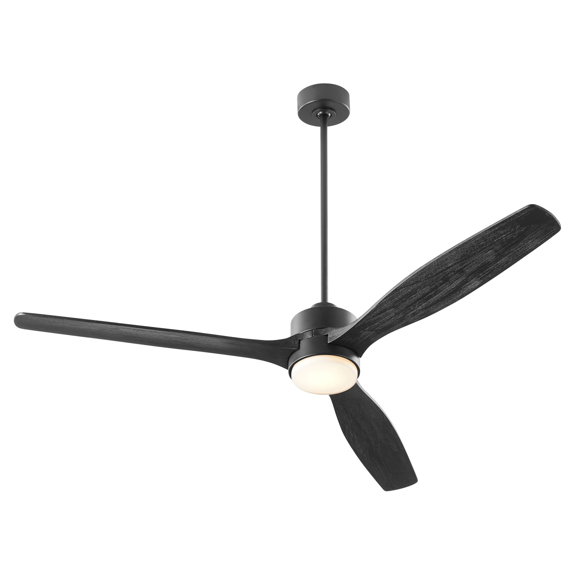 Image 3 Quorum International Reni 65" 3 Blade Matte Black Ceiling Fan more views