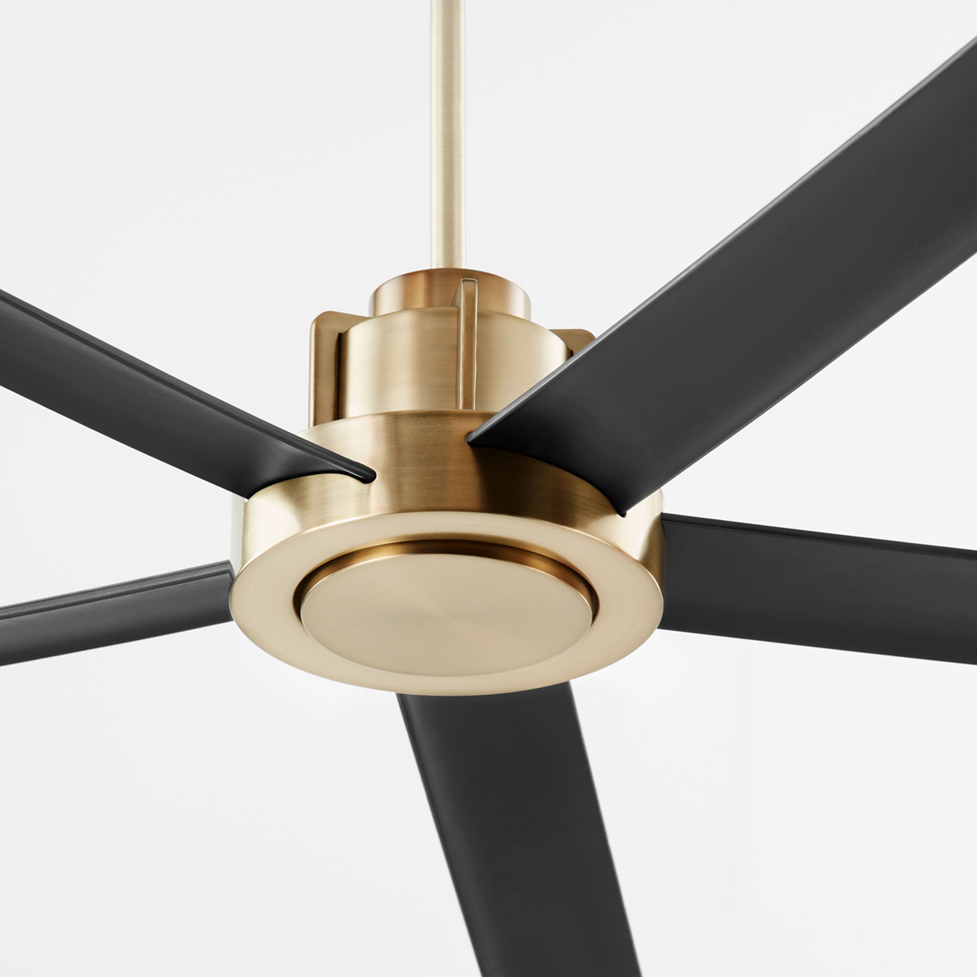 Image 3 Quorum International Revel 80" Aged Brass Fan more views