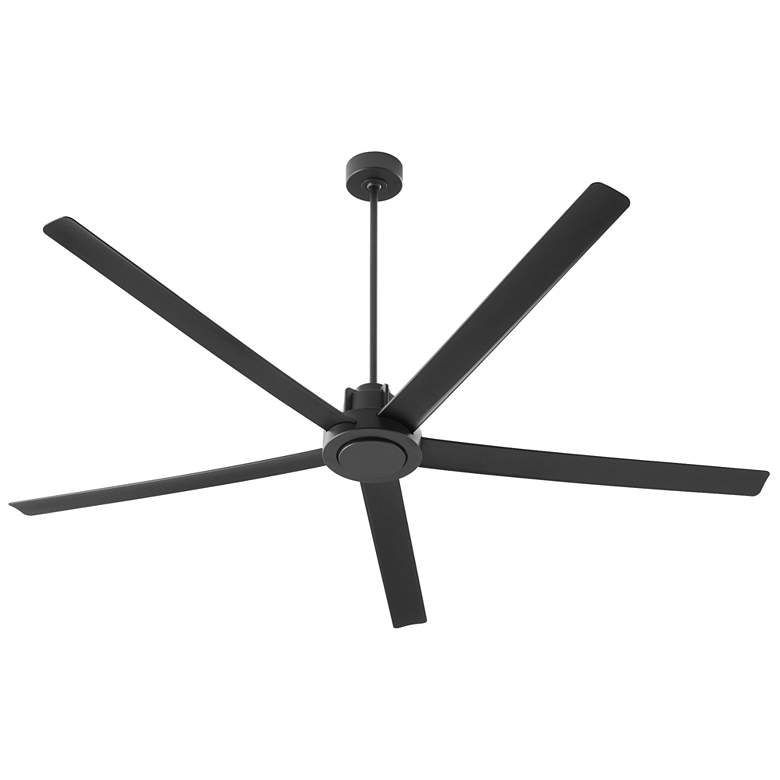 Image 1 Quorum International Revel 80" Matte Black Fan