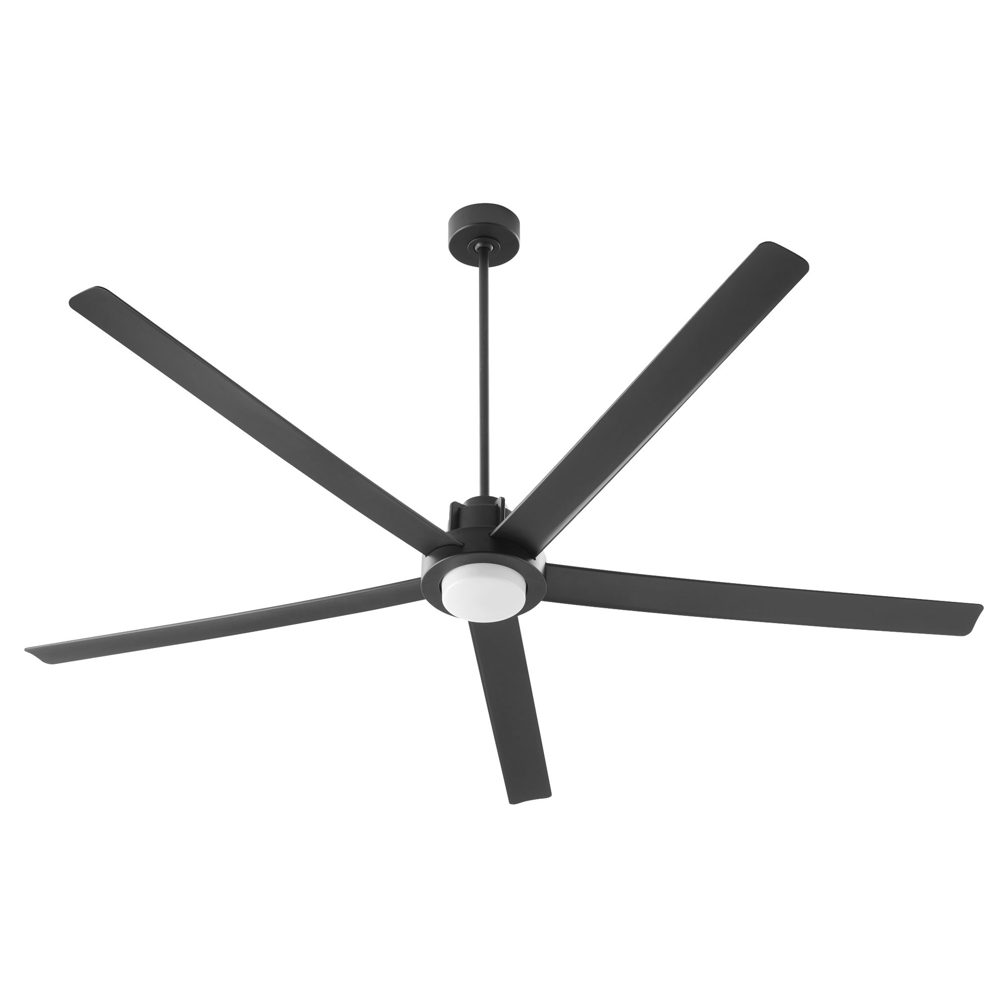 Image 2 Quorum International Revel 80" Matte Black Fan more views