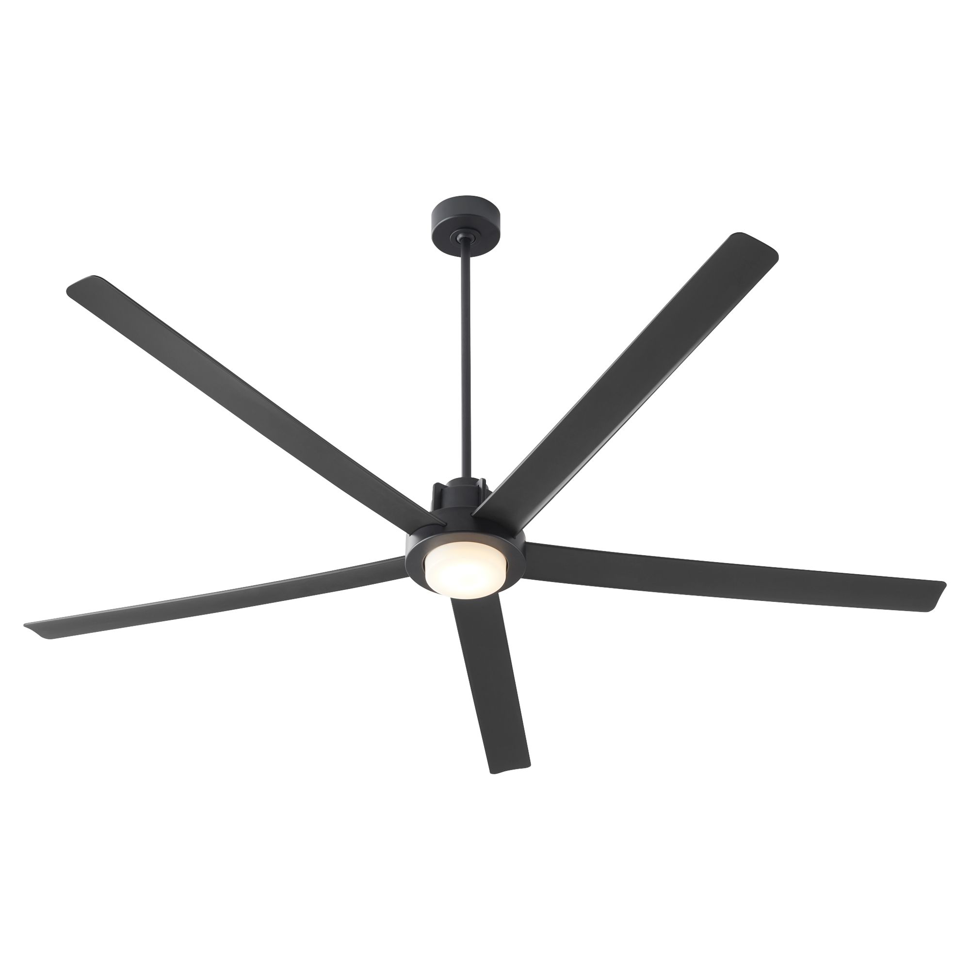 Image 3 Quorum International Revel 80" Matte Black Fan more views