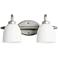 Quorum International Reyes 2LT Classic Nickel Vanity Light