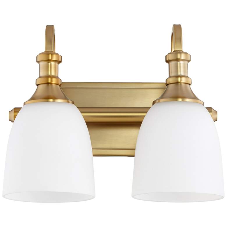 Image 1 Quorum International Richmond 2LT Aged Brass Vanity Light