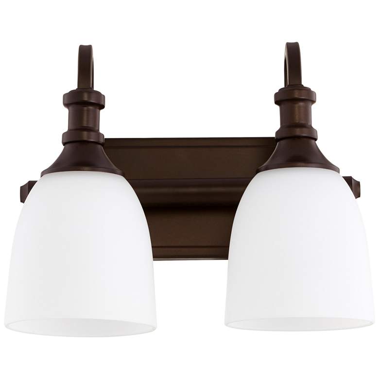Image 1 Quorum International Richmond 2LT Oiled Bronze Vanity Light