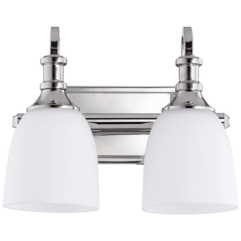 Image 1 Quorum International Richmond 2LT Polished Nickel Vanity Light
