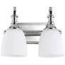 Quorum International Richmond 2LT Polished Nickel Vanity Light