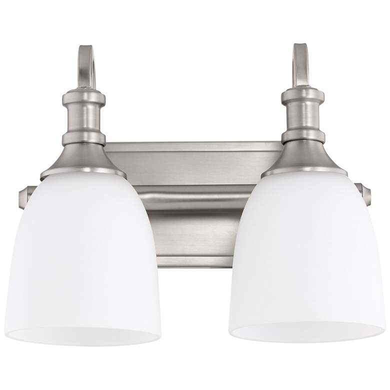 Image 1 Quorum International Richmond 2LT Satin Nickel Vanity Light