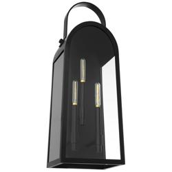 Quorum International Rossi 25" Matte Black Wall Lantern
