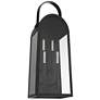 Quorum International Rossi 30" Matte Black Wall Lantern'