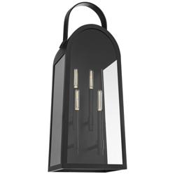 Quorum International Rossi 30" Matte Black Wall Lantern'