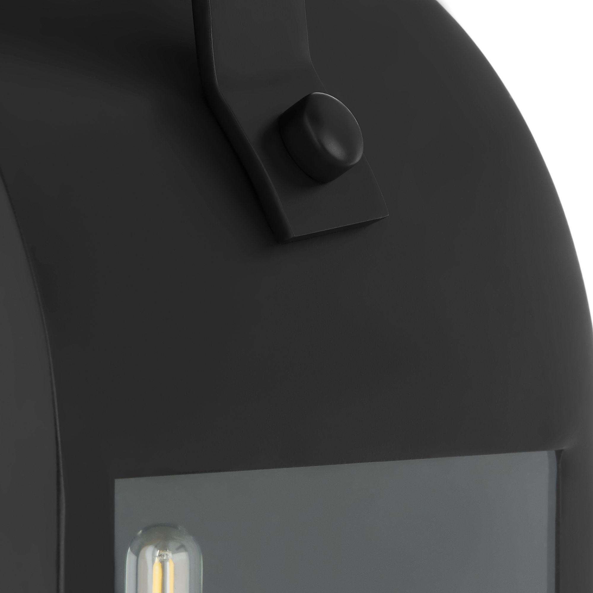 Image 4 Quorum International Rossi 30" Matte Black Wall Lantern' more views