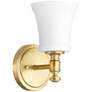 Quorum International Rossington 1LT AGB w Opal Glass Wall Sconce