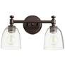 Quorum International Rossington 2LT Oiled Bronze Vanity Light