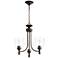 Quorum International Rossington 3LT Oiled Bronze Chandelier