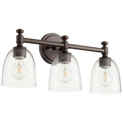 Quorum International Rossington 3LT Oiled Bronze Vanity Light