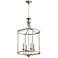 Quorum International Rossington 4LT Satin Nickel Entry Pendant