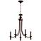 Quorum International Rossington 5LT Oiled Bronze Chandelier