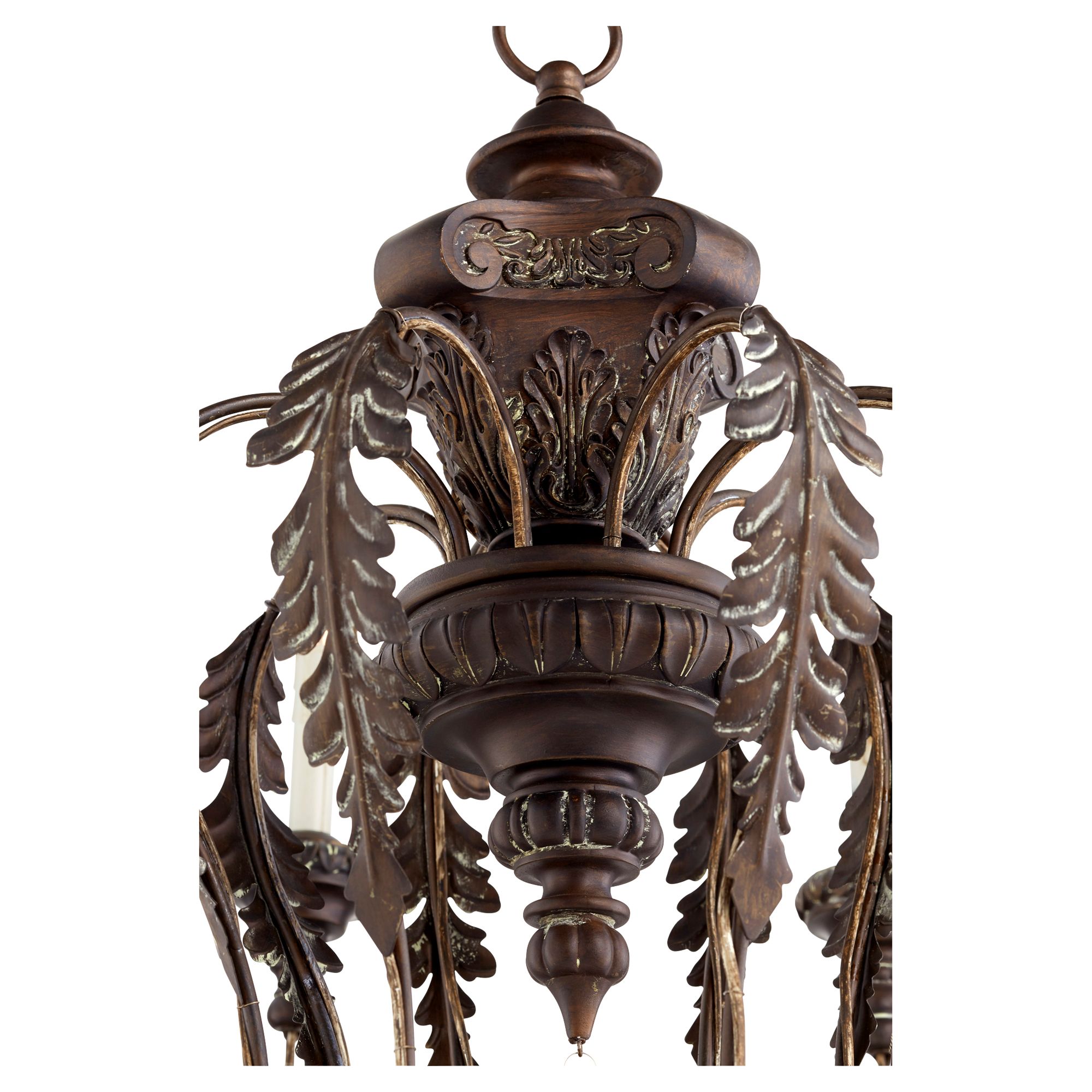 Image 2 Quorum International Salento 8LT Vintage Copper Chandelier more views