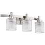 Quorum International Stadium 3LT Satin Nickel Vanity Light