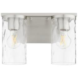 Quorum International Steinway 2LT Satin Nickel Vanity Light
