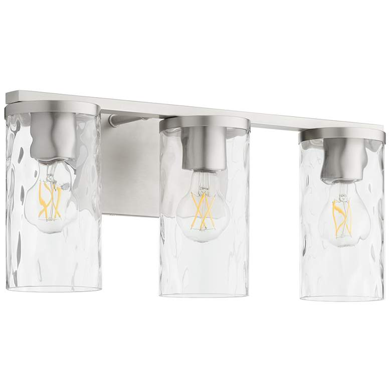 Image 1 Quorum International Steinway 3LT Satin Nickel Vanity Light