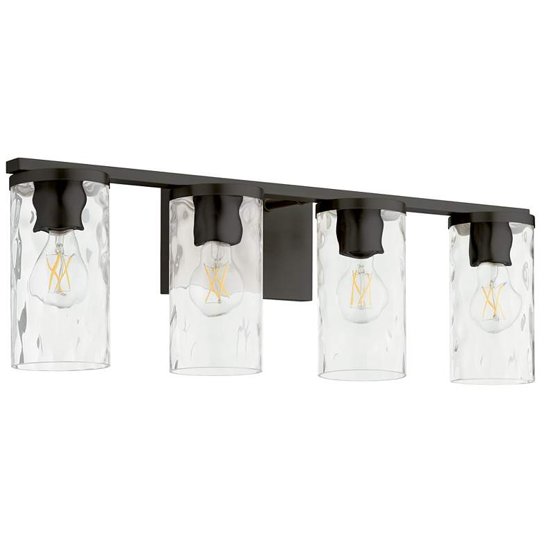 Image 1 Quorum International Steinway 4LT Matte Black Vanity Light