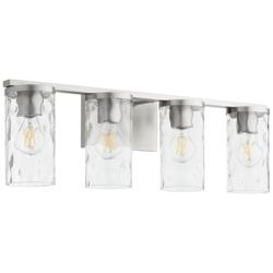 Quorum International Steinway 4LT Satin Nickel Vanity Light