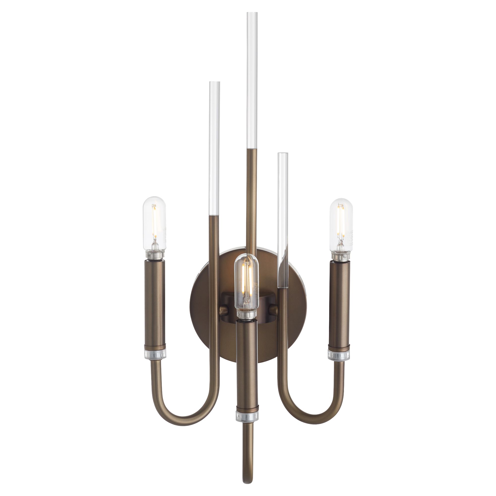 Image 4 Quorum International Summit 3LT Darl Brass Wall Mount more views