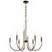 Quorum International Summit 6LT Dark Brass Chandelier