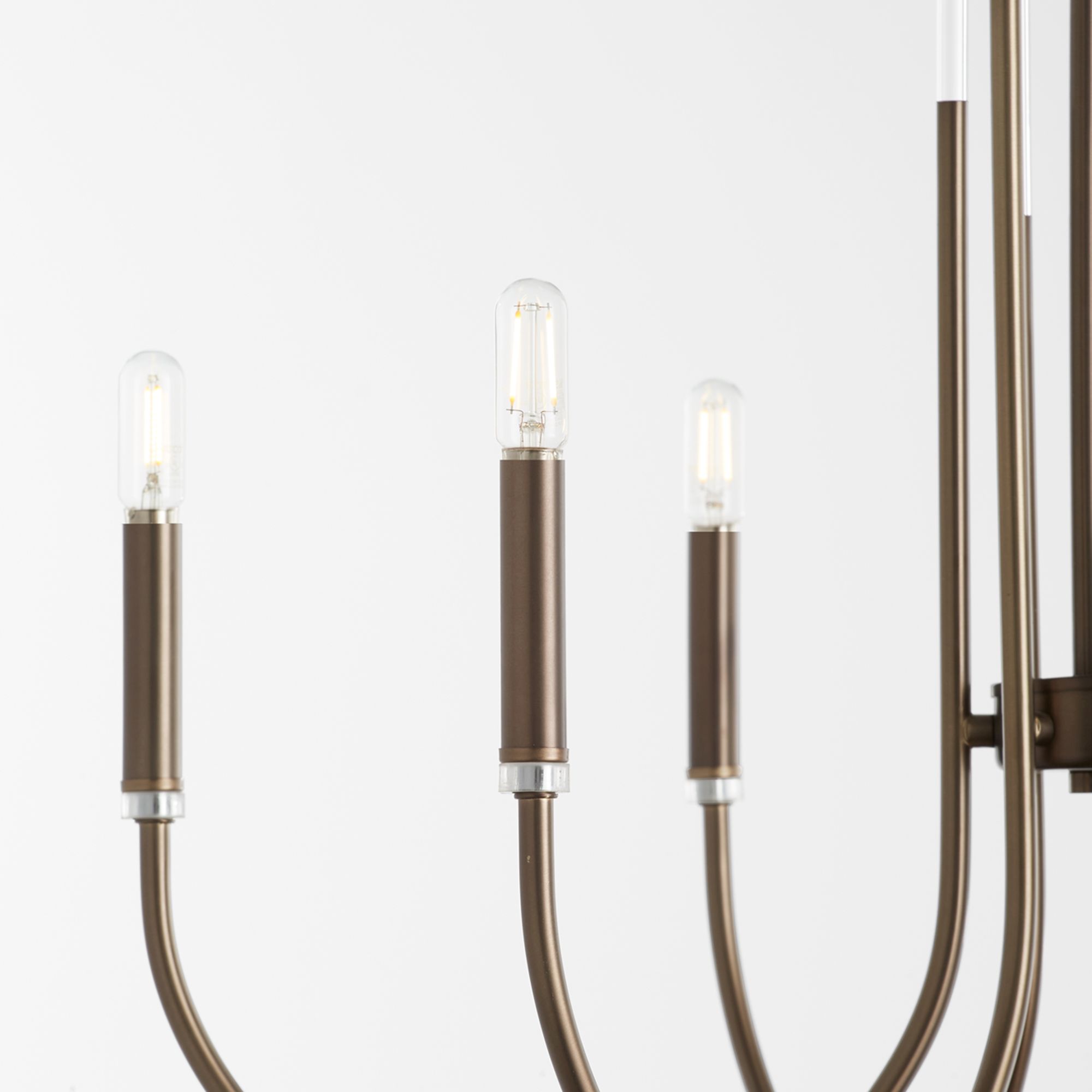 Thumbnail3 of Quorum International Summit 6LT Dark Brass Chandelier more views