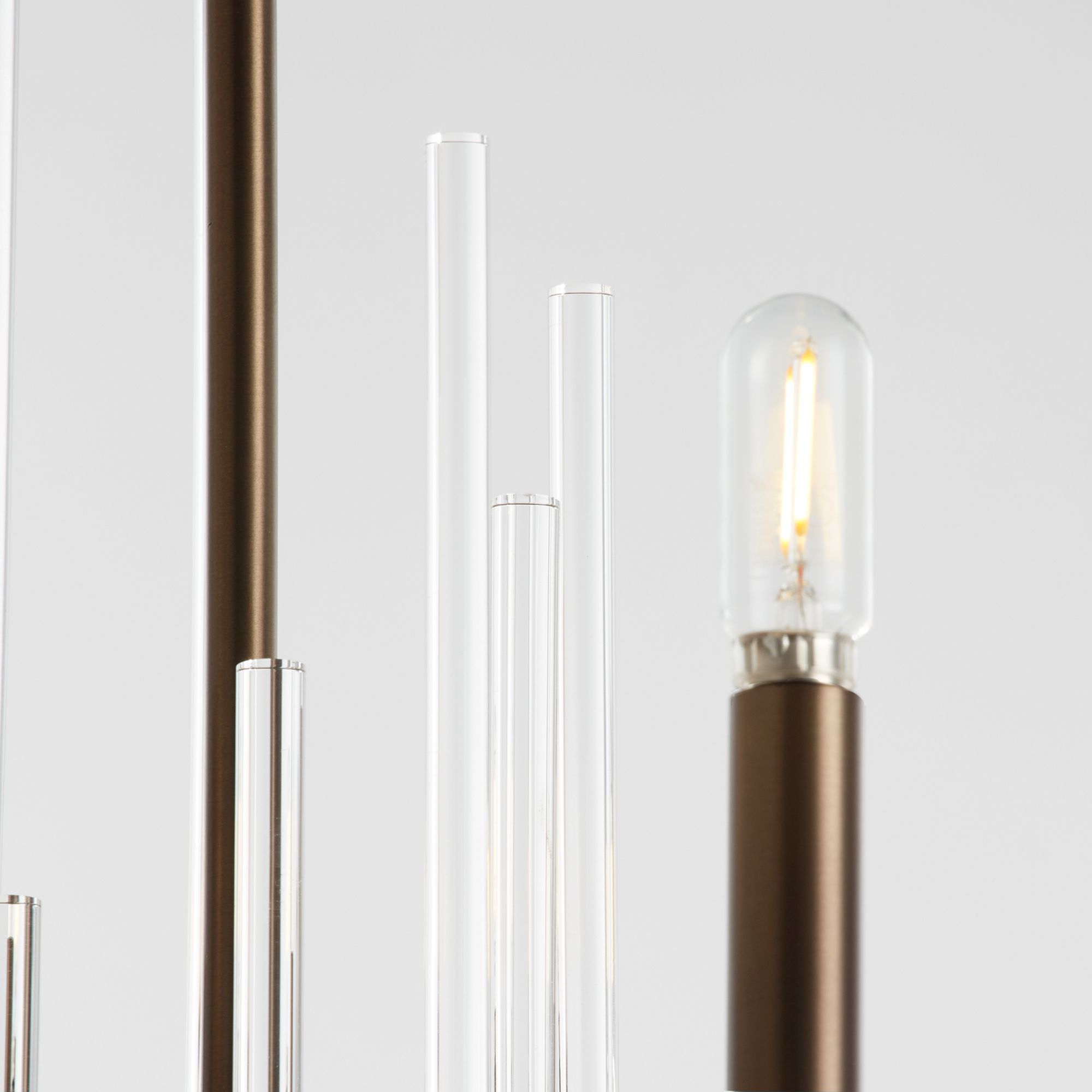 Thumbnail4 of Quorum International Summit 6LT Dark Brass Chandelier more views