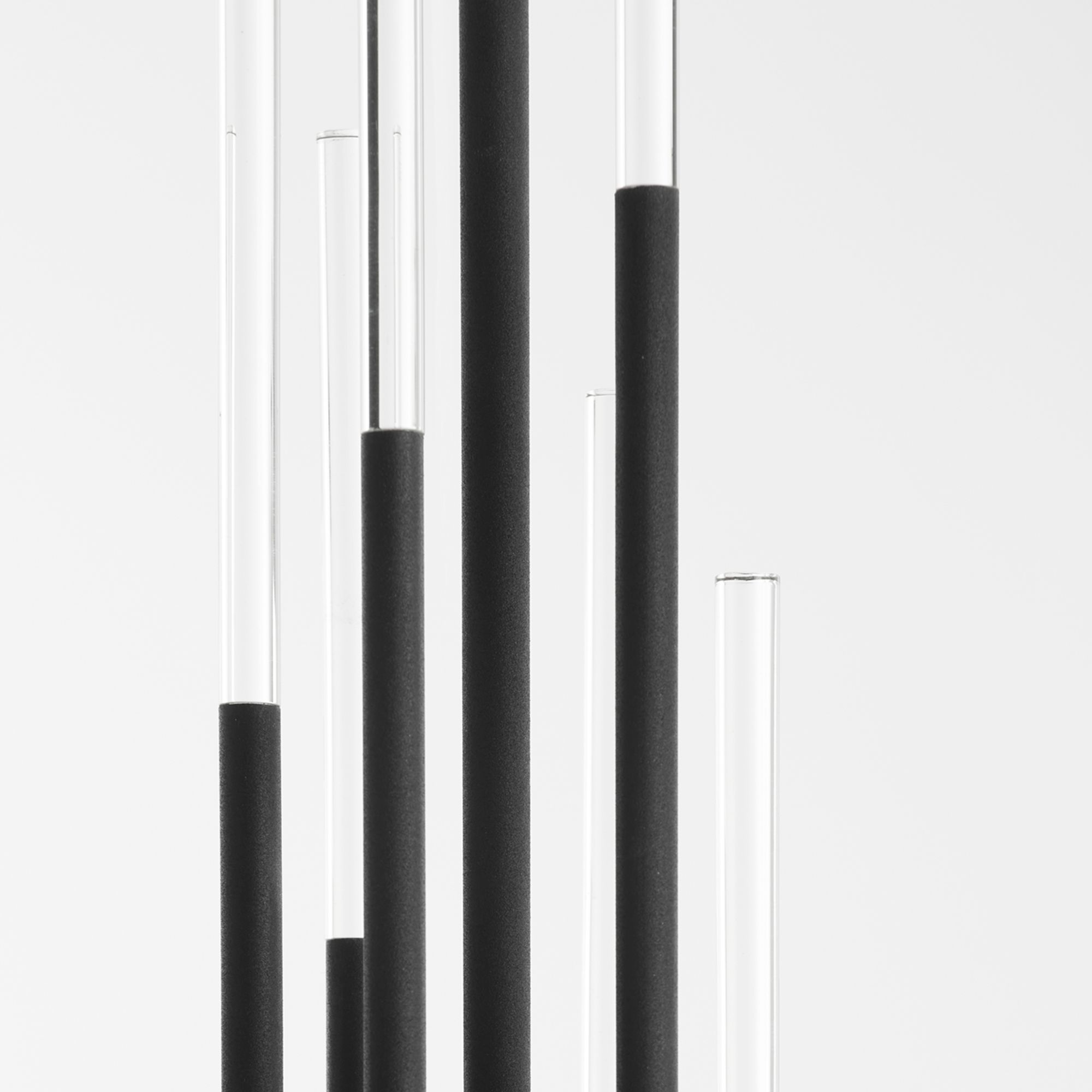 Image 4 Quorum International Summit 6LT Textured Black Chandelier more views