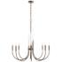 Quorum International Summit 8LT Dark Brass Chandelier