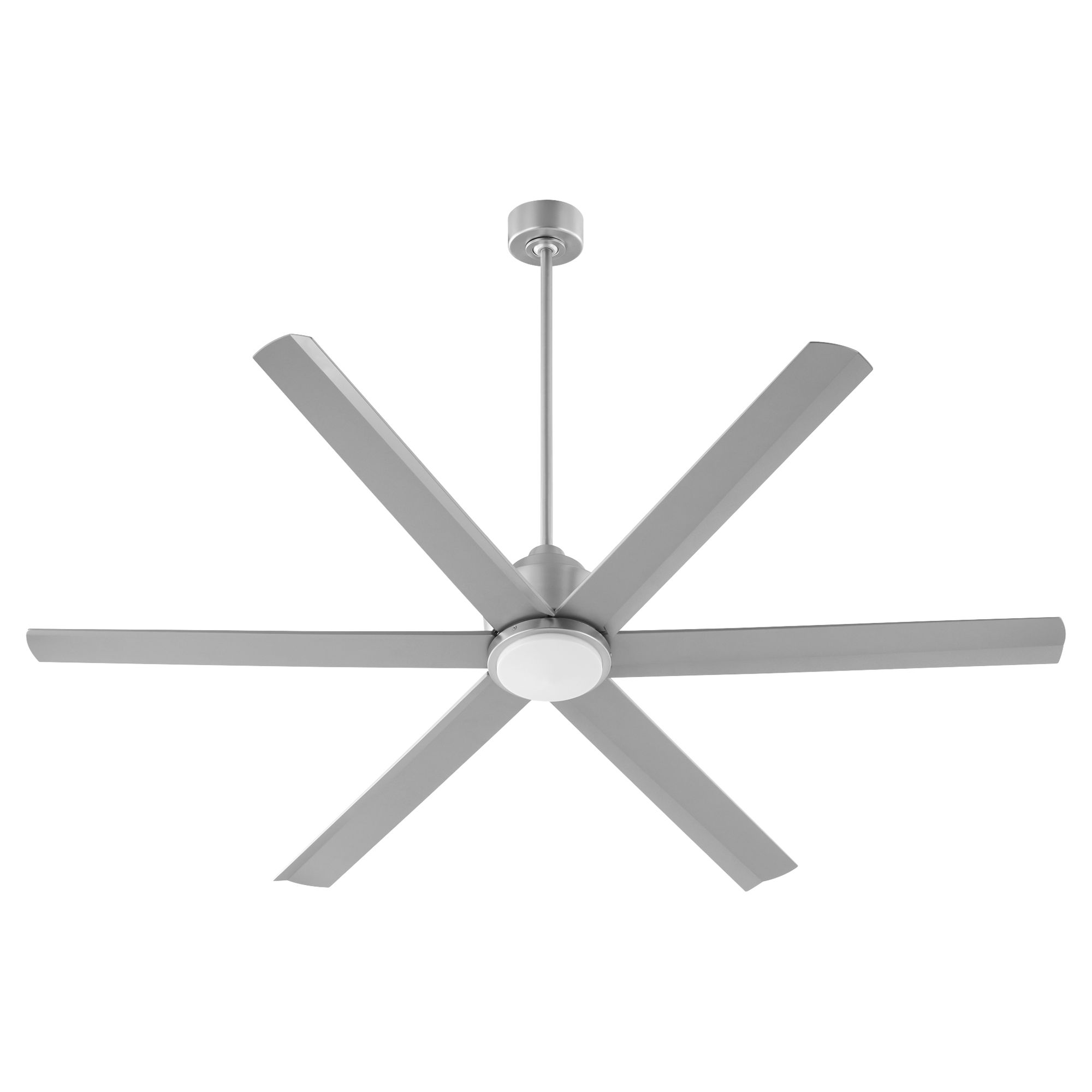 Image 3 Quorum International Titus 65" 6 Blade Satin Nickel Ceiling Fan more views