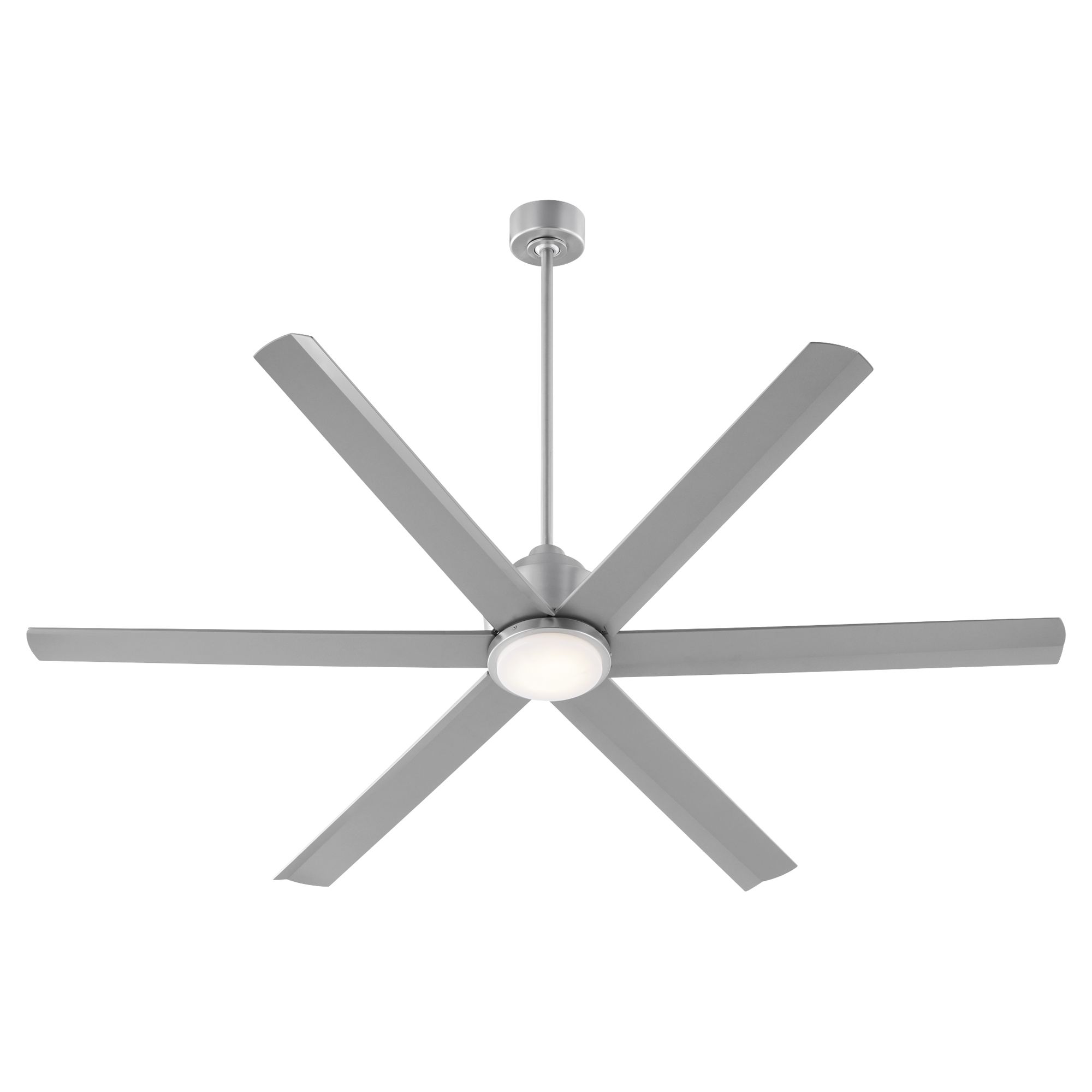 Image 4 Quorum International Titus 65" 6 Blade Satin Nickel Ceiling Fan more views