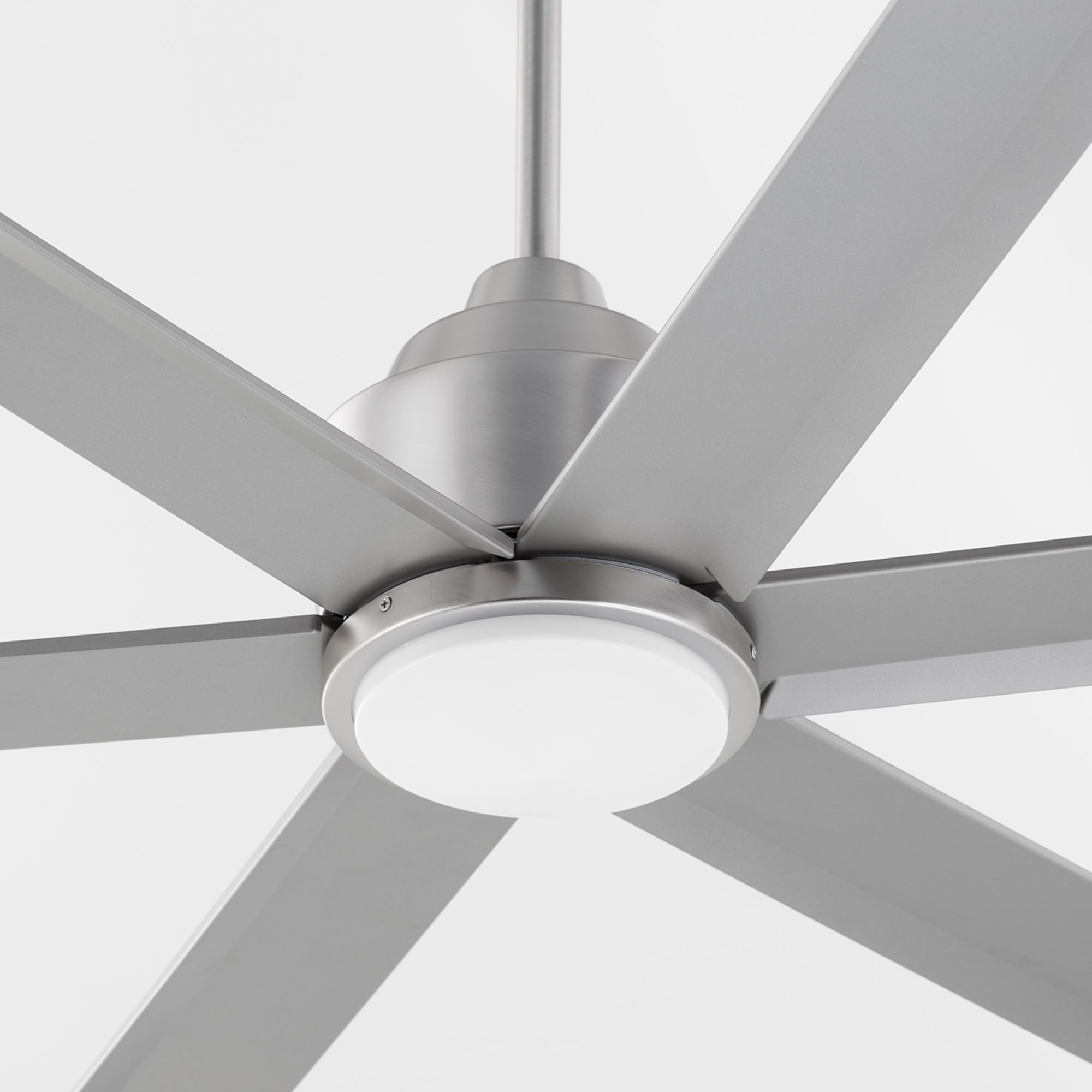 Image 5 Quorum International Titus 65" 6 Blade Satin Nickel Ceiling Fan more views