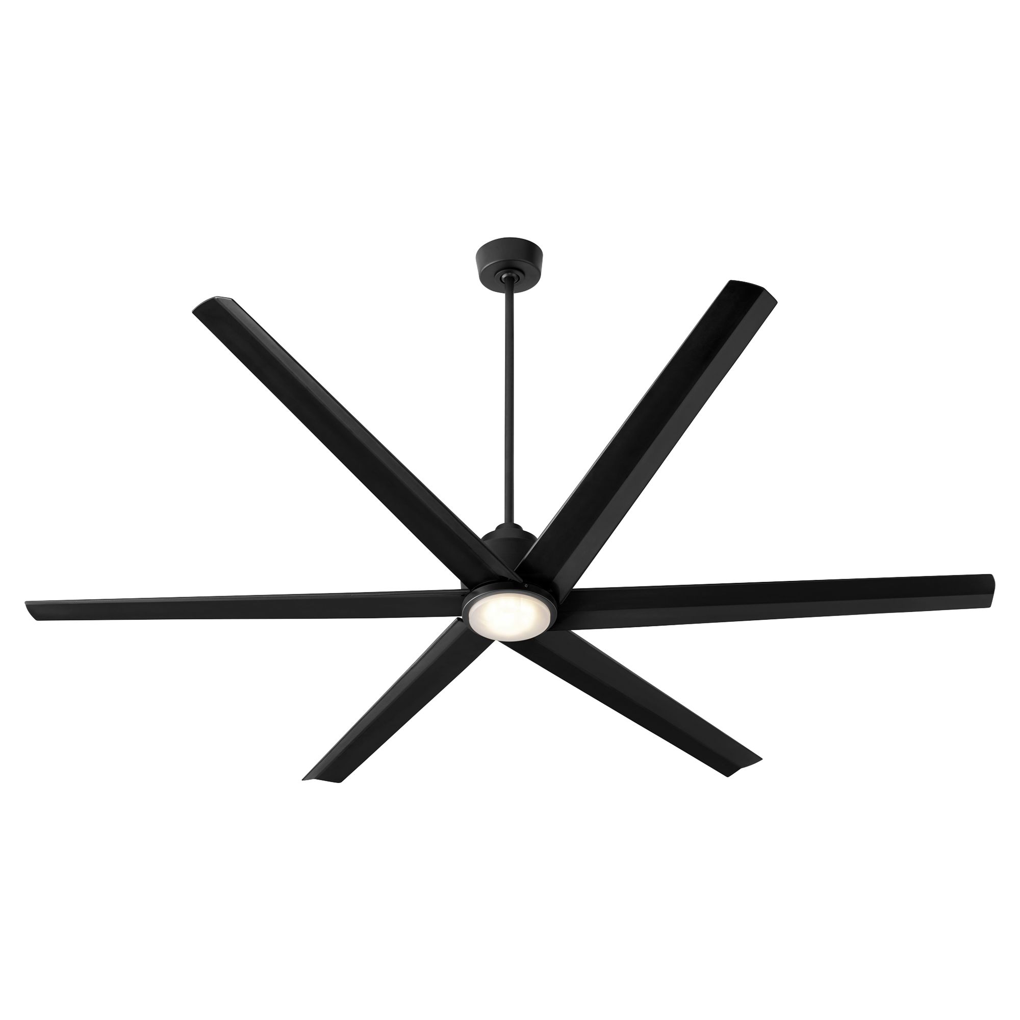 Image 3 Quorum International Titus 80" 6 Blade Matte Black Ceiling Fan more views